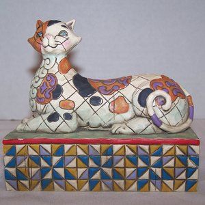 Jim Shore Heartwood Creek Calliope Cat V4004863 Calico Kitty Enesco 3862